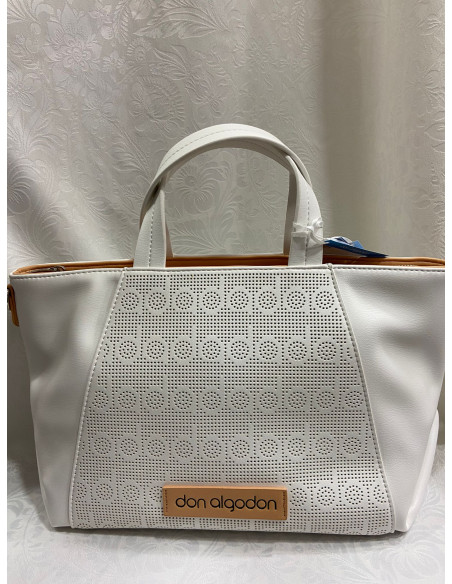 Bolso de mano Don Algodón Blanco