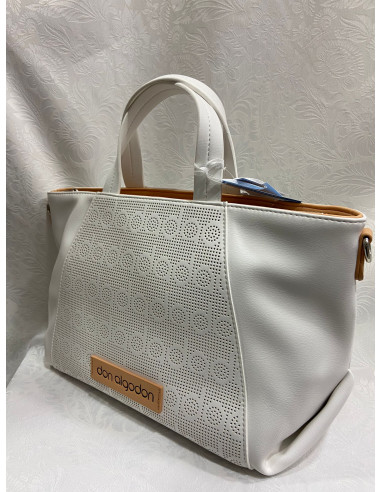 Bolso de mano Don Algodón Blanco
