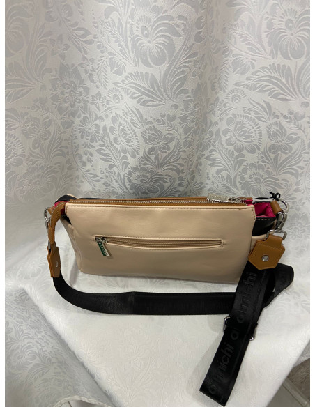 Bolso bandolera tricolor amichi