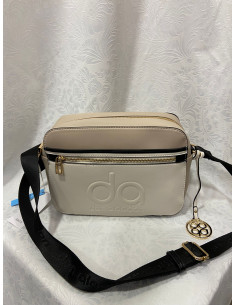 Bolso bandolera beige don algodón