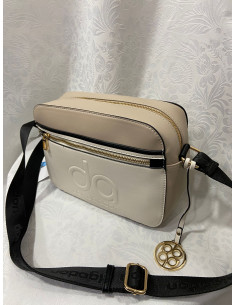 Bolso bandolera beige don algodón 2