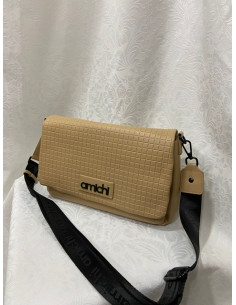 Bandolera beige amichi solapa 2