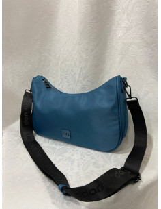 Bandolera don algodón azul petróleo 2