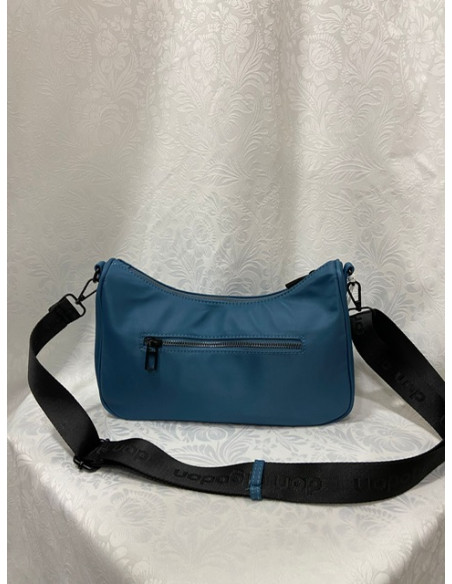 Bandolera don algodón azul petróleo