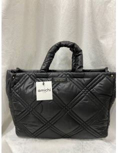 Bolso amichi asa corta negro