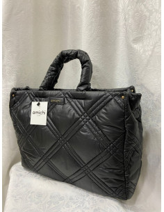 Bolso amichi asa corta negro 2