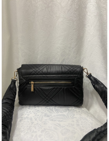 Bolso bandolera acolchado amichi negro