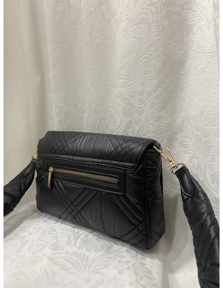 Bolso bandolera acolchado amichi negro