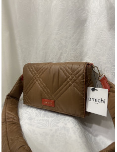 Bolso bandolera amichi marrón 2