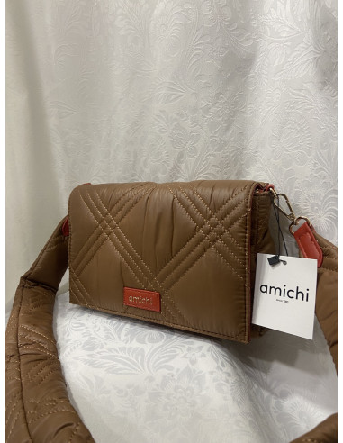 Bolso bandolera amichi marrón