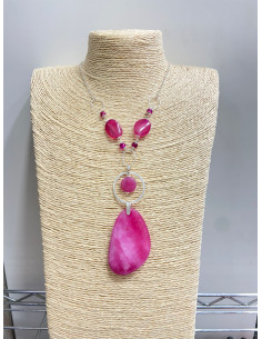 Colgante Rosa Ágata Roja 2