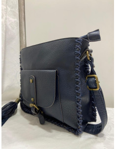 Bolso azul pintado 2