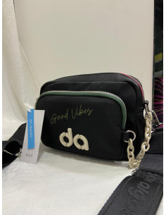 Bolso Don Algodon Good Vibes Negro 2