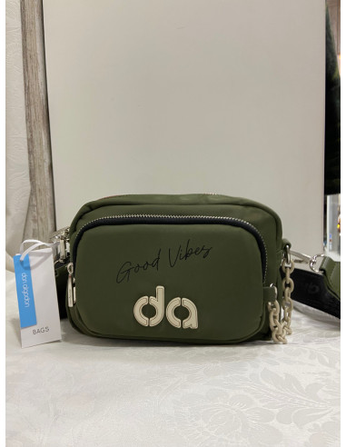 Bolso Don Algodon Good Vibes Verde