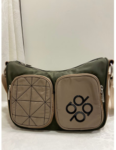 Bandolera bolsillos Don Algodon Verde