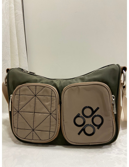 Bandolera bolsillos Don Algodon Verde