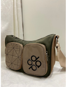 Bandolera bolsillos Don Algodon Verde 2