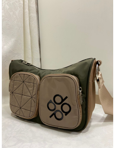 Bandolera bolsillos Don Algodon Verde