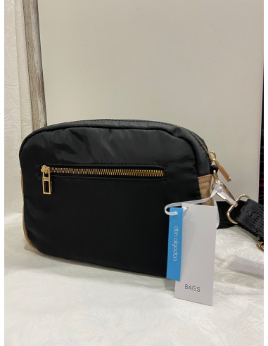 Bandolera Marron-negro Don algodon