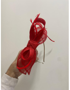 Tocado Lazada rojo