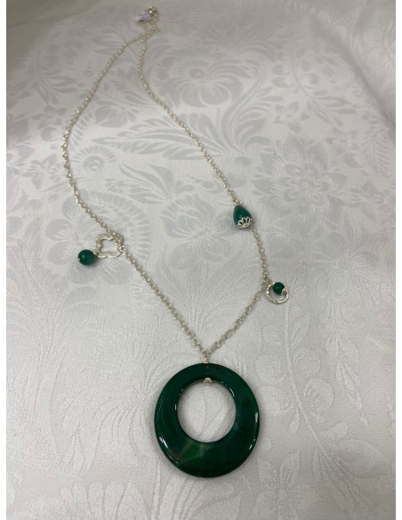 Collar de Ágata Verde