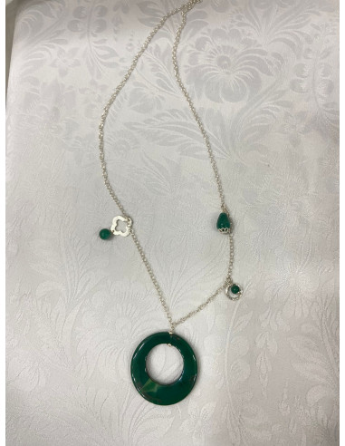 Collar de Ágata Verde